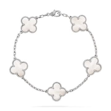 Van Cleef Pulsera Plata