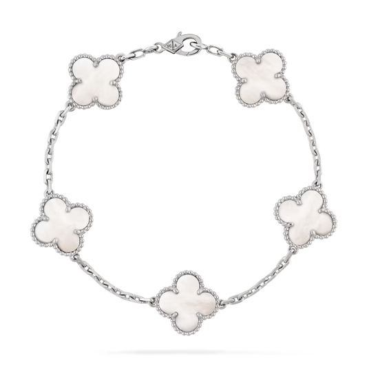 Van Cleef Pulsera Plata