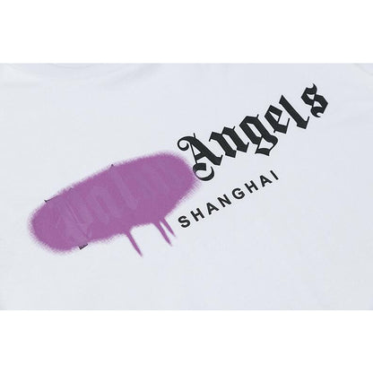 Palm Angels T-Shirt Graffiti Shangai