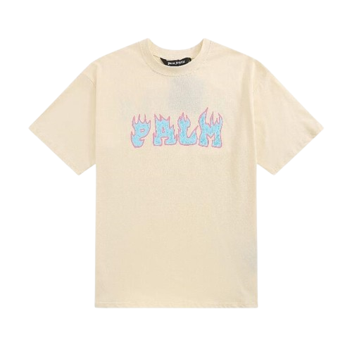 Palm Angels Flame Logo Vintage T-Shirt